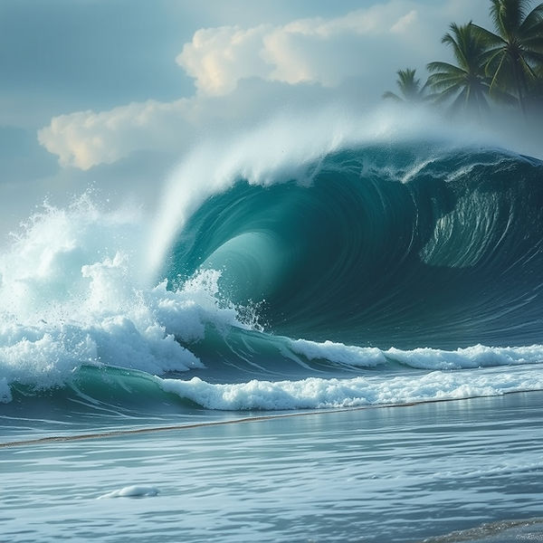 tsunami wave hitting the beach.jpg