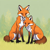 2 FOXES MAITING.jpg