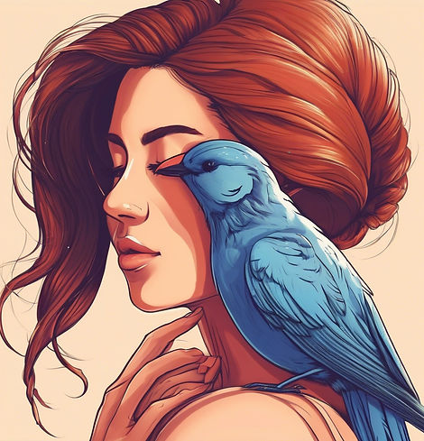 little bird whispering to woman ear.jpg