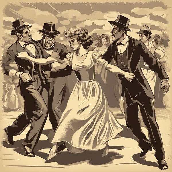 men kidnap women in the dancing holyday in old time.jpg